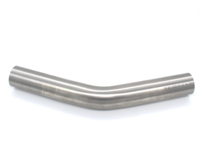 Edelstahl universal Rohrbogen lang Ø55,0mm ungeweitet 30°