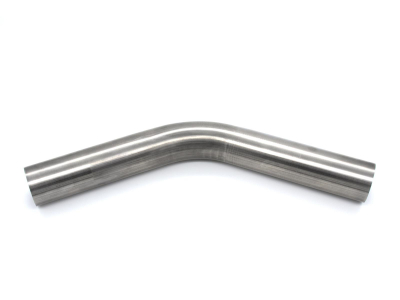 Edelstahl universal Rohrbogen lang Ø55,0mm ungeweitet 45°
